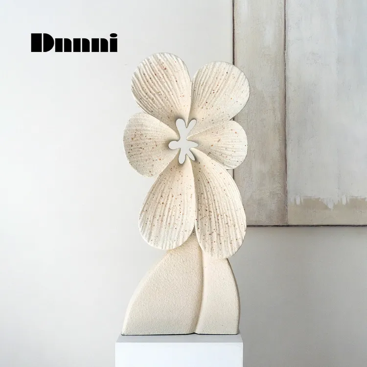 Dnnni现代花语雕塑高级艺术摆件乔迁礼品酒店会所样板间软装饰品