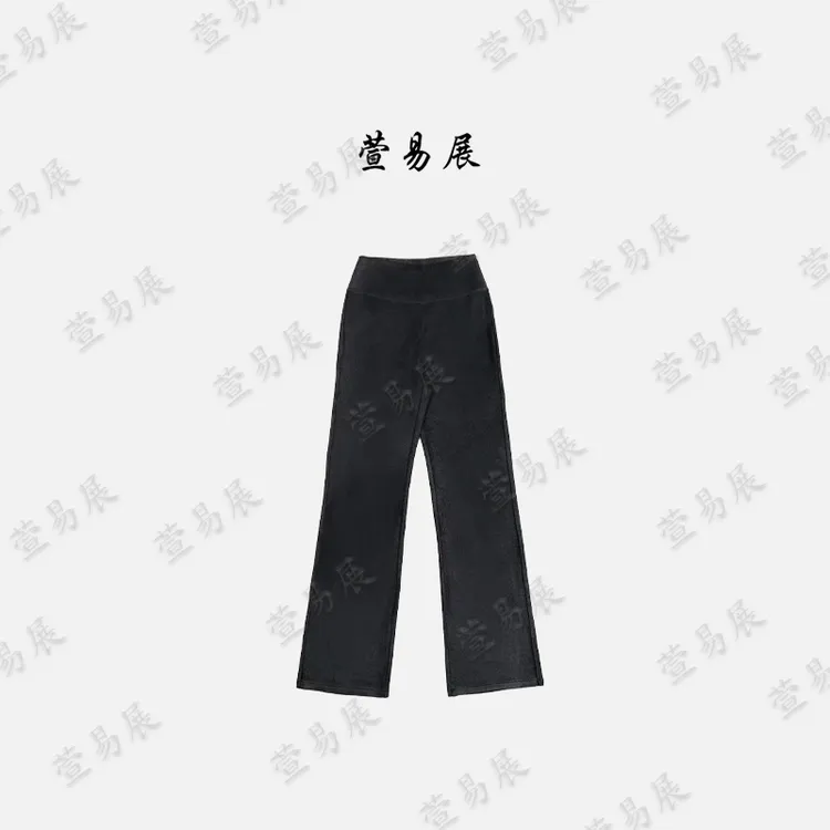 萱易展-“莫比乌斯”山羊绒日本进口致绸纤维超柔软直筒裤-KZ102501