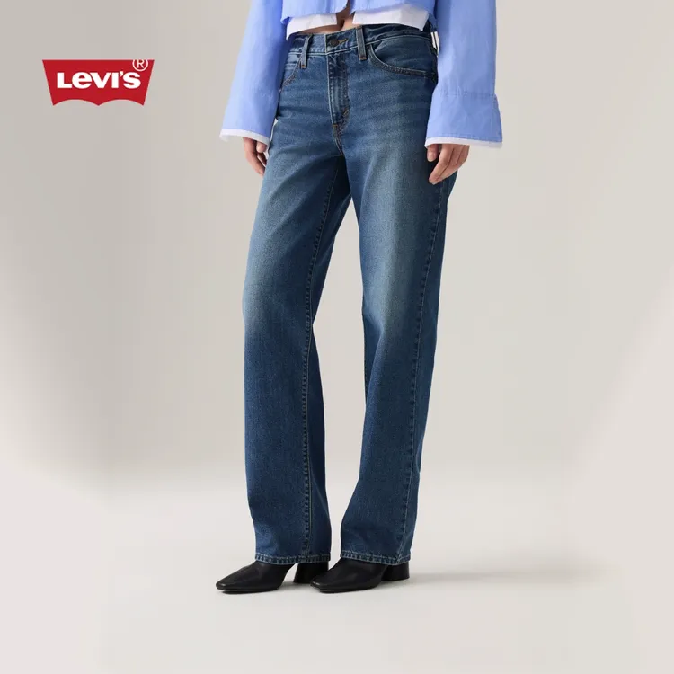 Levi's李维斯25年秋季女士美式BAGGY宽松直筒高街牛仔裤A3510