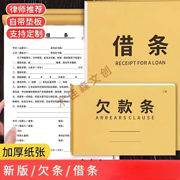 【2025新版借条欠款条】借据单欠条欠款单正规借款合同通用借款模版