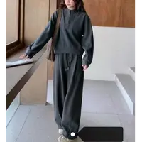 贝姐同款【半拉链弯刀裤套装】秋季新款~辣妈风两件套套装7738 S