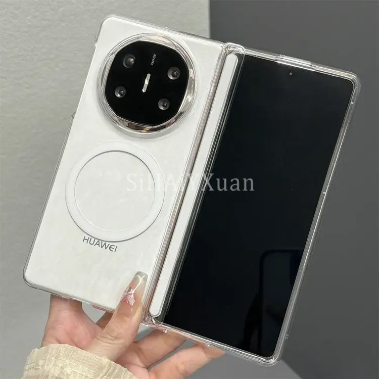 适用华为matex6折叠屏手机壳x5磁吸中轴保护x3典藏版带前框新款硬
