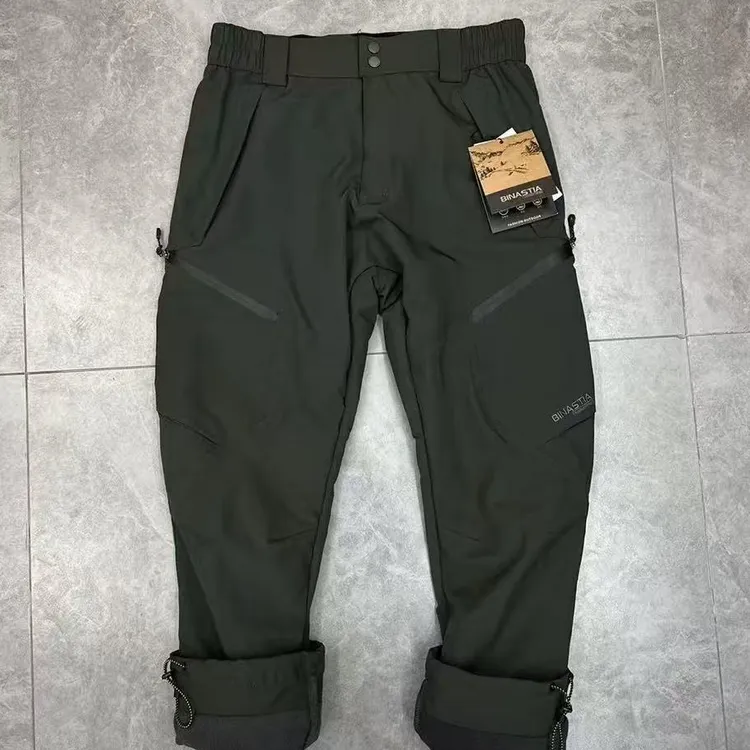 高端.户外秋冬新款加绒加厚冲锋休闲裤908