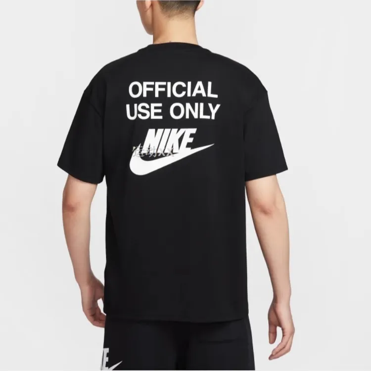 【滔搏联动】NIKE耐克男女25年新款字母大标宽松短袖T恤HJ0775-010