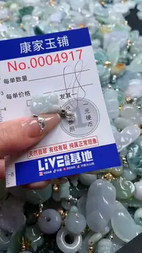 翡翠未镶嵌吊坠(不含链)4917