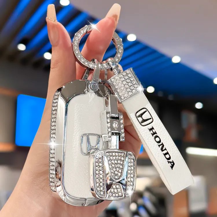 25款本田crv雅阁思域皓影xrv型格冠道缤智英仕派真皮钥匙套壳扣女