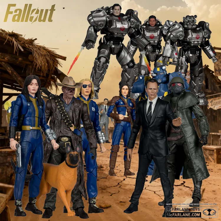 【现货】辐射系列手办机甲老冰棍游戏1/12可动人偶合集