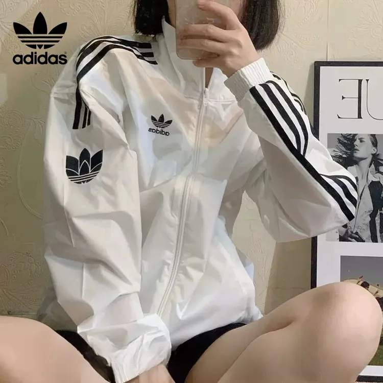 Adidas/阿迪达斯~~正品三叶草男女新款春秋季时尚百搭外套 JI7535