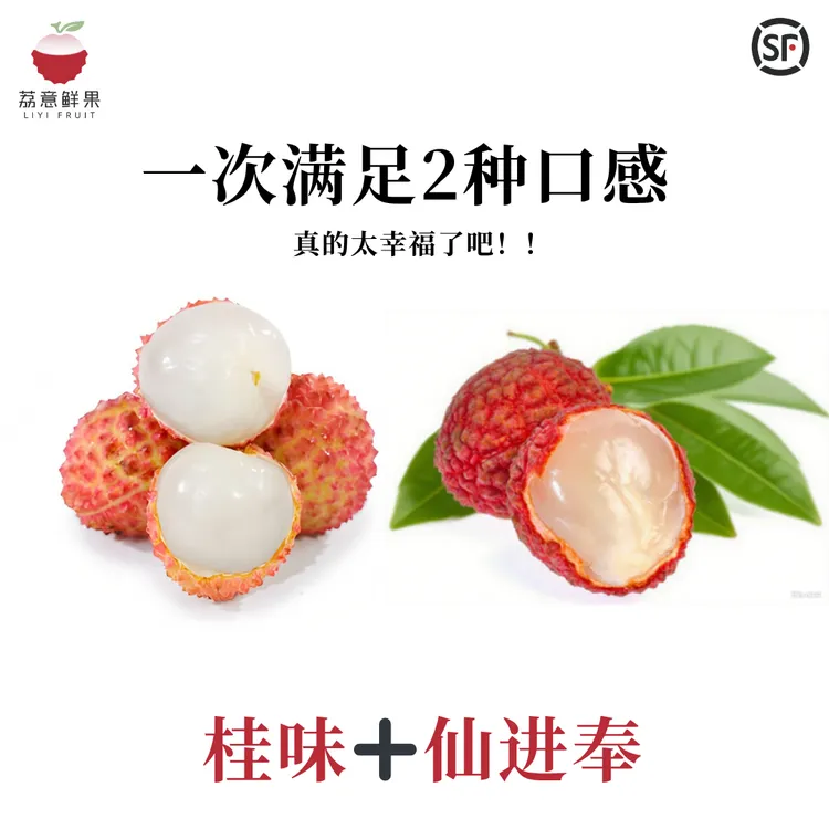 老树【桂味、仙进奉】广东增城从化新鲜荔枝·顺丰·果园现采鲜摘~