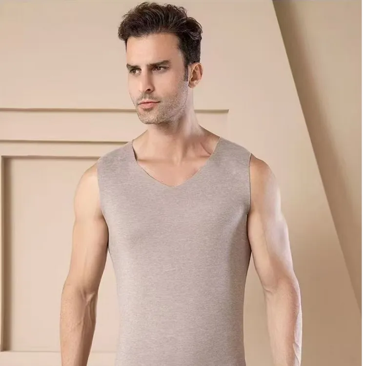 9925#男士德绒保暖背心