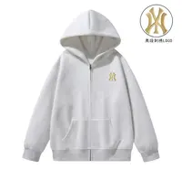 【万针刺绣】时尚百搭男女情侣款青春情侣开衫拉链帽卫衣-WY
