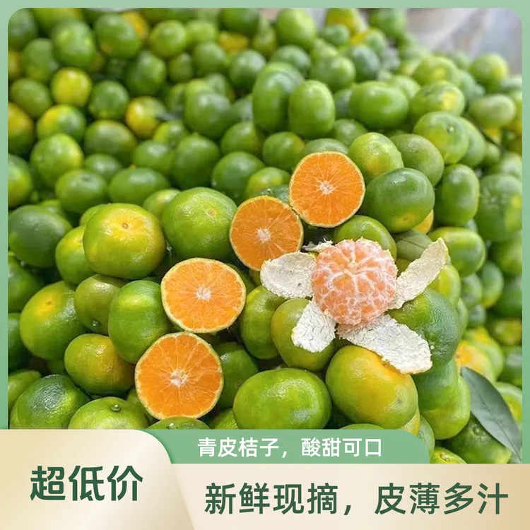 宜昌现摘无籽蜜桔新鲜应季酸甜口孕妇水果青黄皮酸甜多汁5斤包邮
