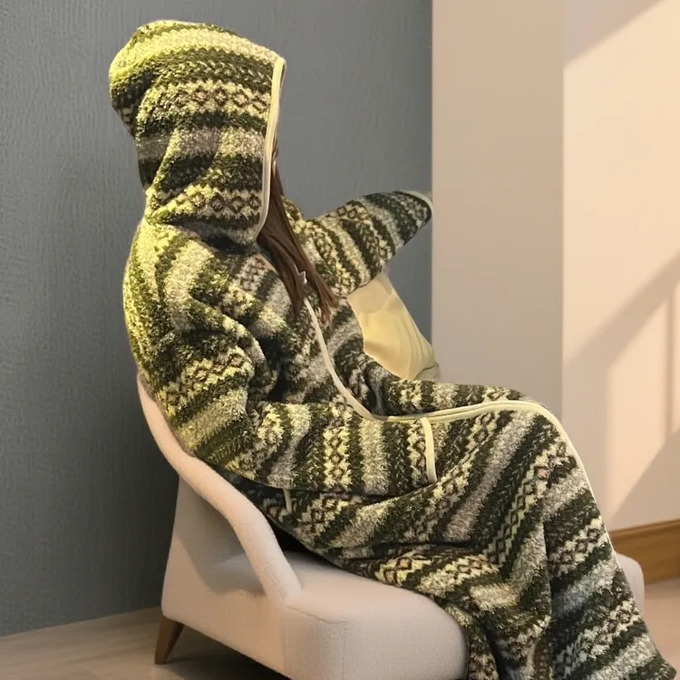 梦帆服饰冬季厚款气质长袖家居服睡衣女冬睡袍女款冬天加厚