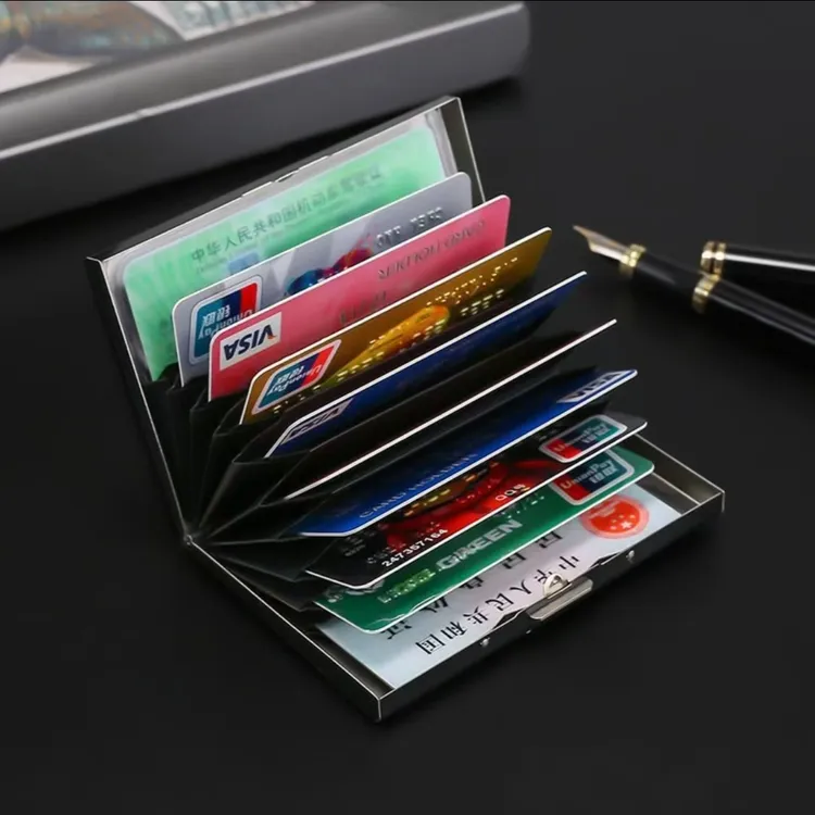 不锈钢银行卡信用卡盒卡夹金属卡包
