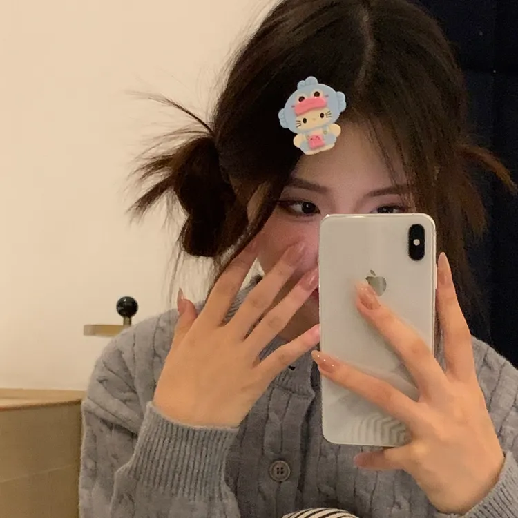 元气满满怪兽小猫kitty发夹刘海夹可爱风卡通发夹发饰