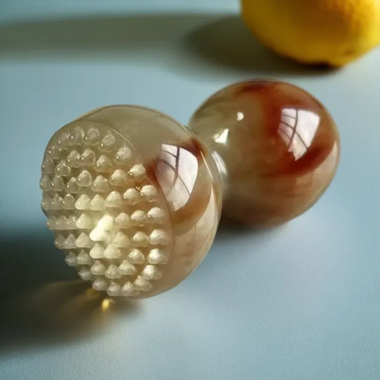 琦萱天然白牦牛角黑头刷莲蓬粉刺克星小珠居家送礼家用工具头疗