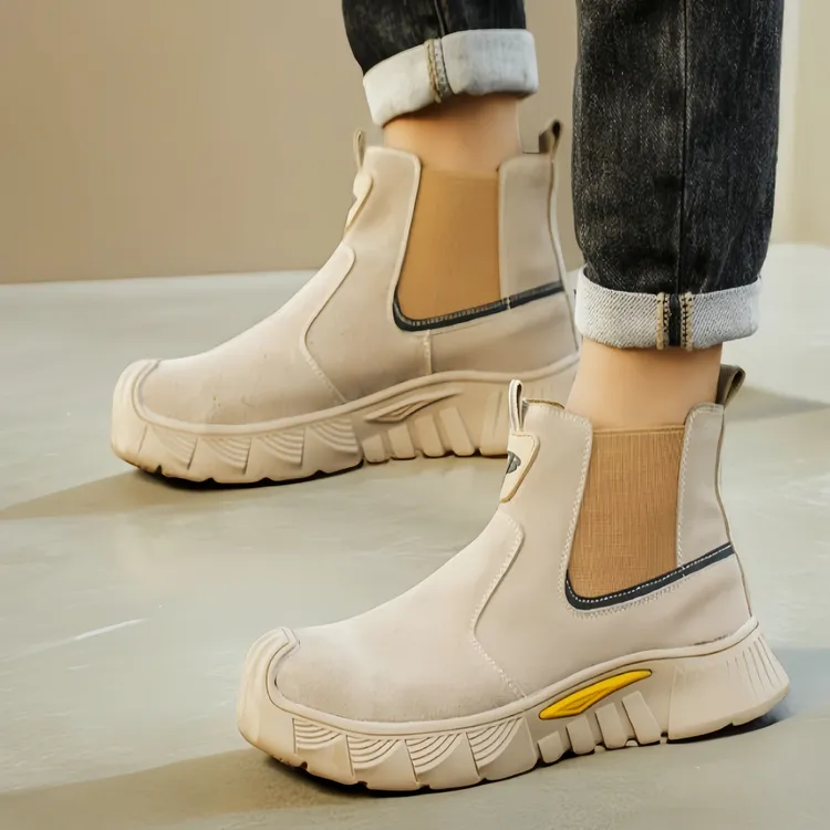 德国出口劳保鞋男耐高温牛皮电焊工钢头防砸防刺穿安全四季工作鞋