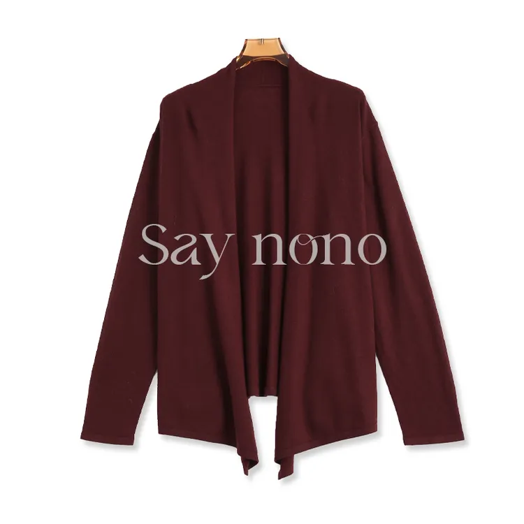 懒猫nono│Saynono 休闲两穿全羊毛开衫上衣+裙子/XXHJ2058853