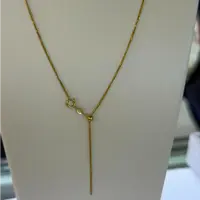 【小宝专属】18K真金肖邦链白搭简约针式链项链