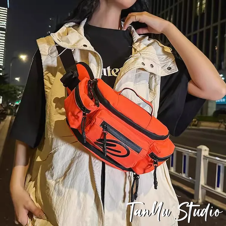 探屿腰包摩托车骑行胸包机车装备收纳包骑士斜挎包运动防水背包潮