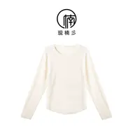 NANJIE/楠姐【舒适组】秋季微胖纯色宽松圆领针织打底衫XNS6204