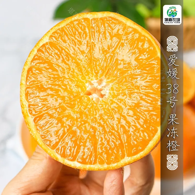 【堪嘉农场】四川爱媛38号果冻橙薄皮新鲜水果现摘当季手剥橙子ML7