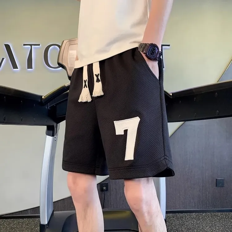 仓石一树潮流短裤男士宽松五分裤夏季青年美式休闲百搭薄款运动裤