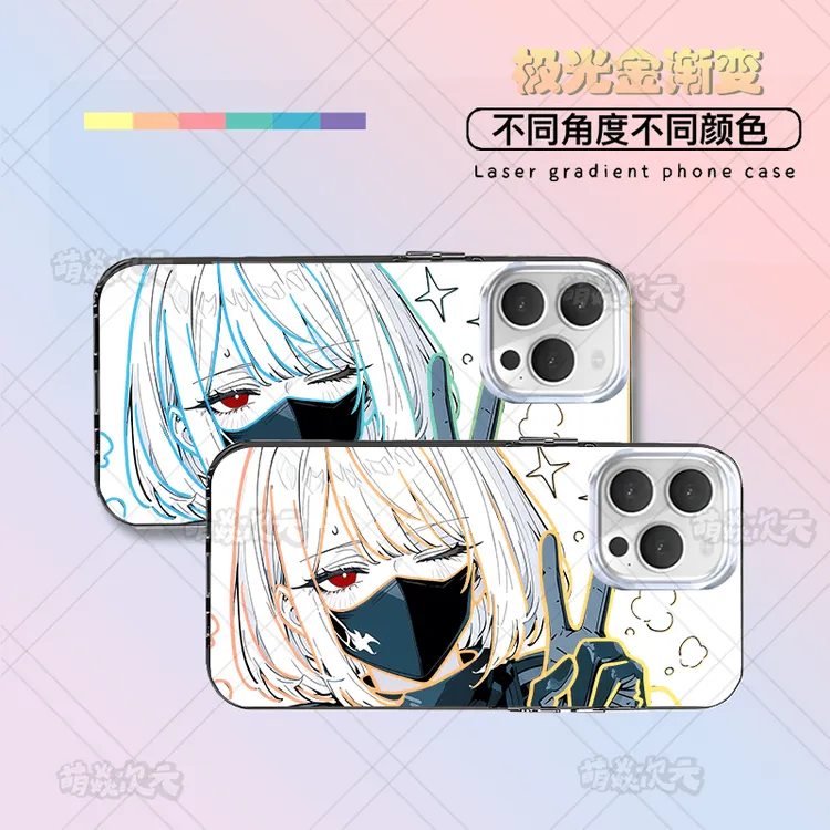 三角洲麦晓雯适用苹果17华为VIVO小米OPPO一加二次元极光金手机壳