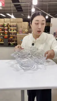 大号透明麦穗分格盘