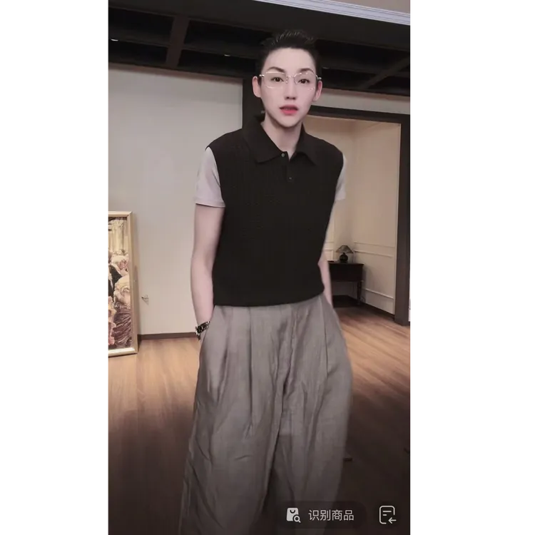 澳洲美利奴羊毛+黑土地汉麻 羊毛加麻 裁剪 锥形裤 K0720