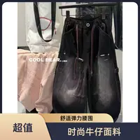 加厚一体绒新款儿童牛仔裤韩版男女童裤子中大童宽松加厚