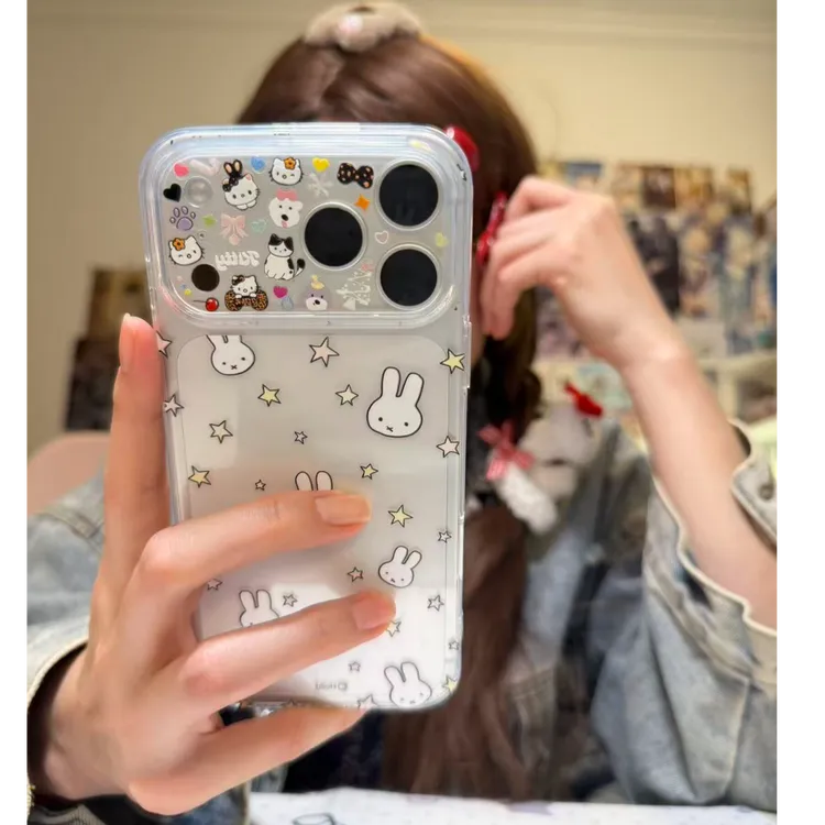 星星米菲适用苹果17手机壳13/14ProMax卡通iPhone16/INS风17P网红