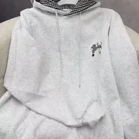 甩帽印花卫衣宽松显瘦上衣