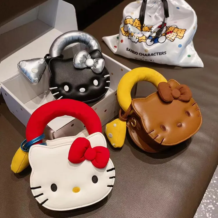 hellokitty包包斜挎包迷你手提包可爱联名款包包hello kitty包包