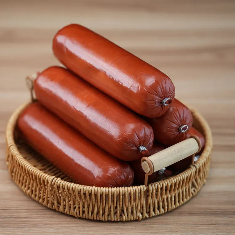手撕鸡肉肠即食百分之95以上的肉含量哈尔滨打卡火腿肠篮板女主