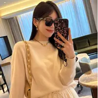 syna希娜 绵绵甜巧 100绵羊毛肤感圆领打底衫-389拉绒