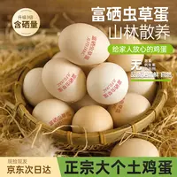 【京东上门】新鲜正宗农家散养50枚单枚大个50g无抗土鸡蛋草鸡蛋