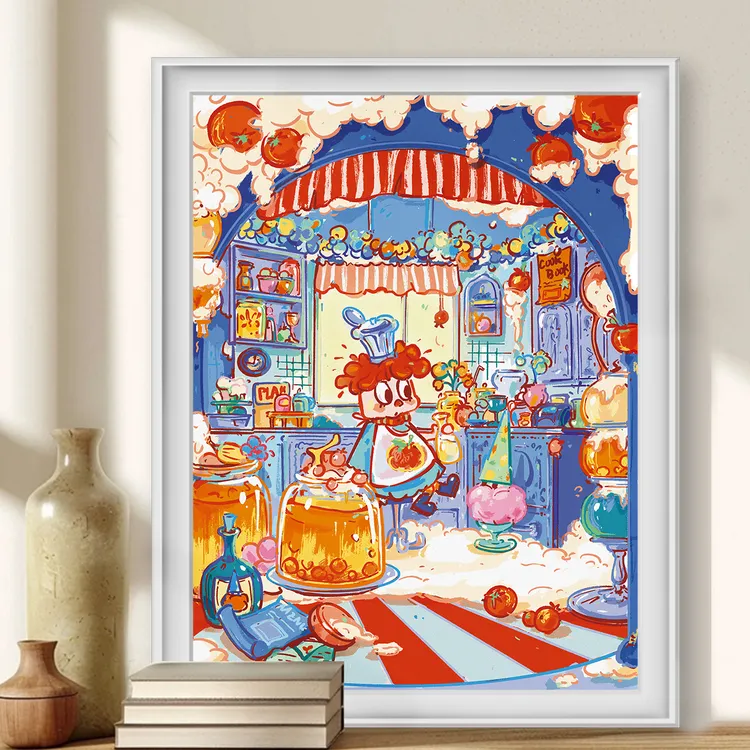 TKX奶油大爆炸toto500片拼图丝绒工艺进口蓝卡材质分2包袋装18岁