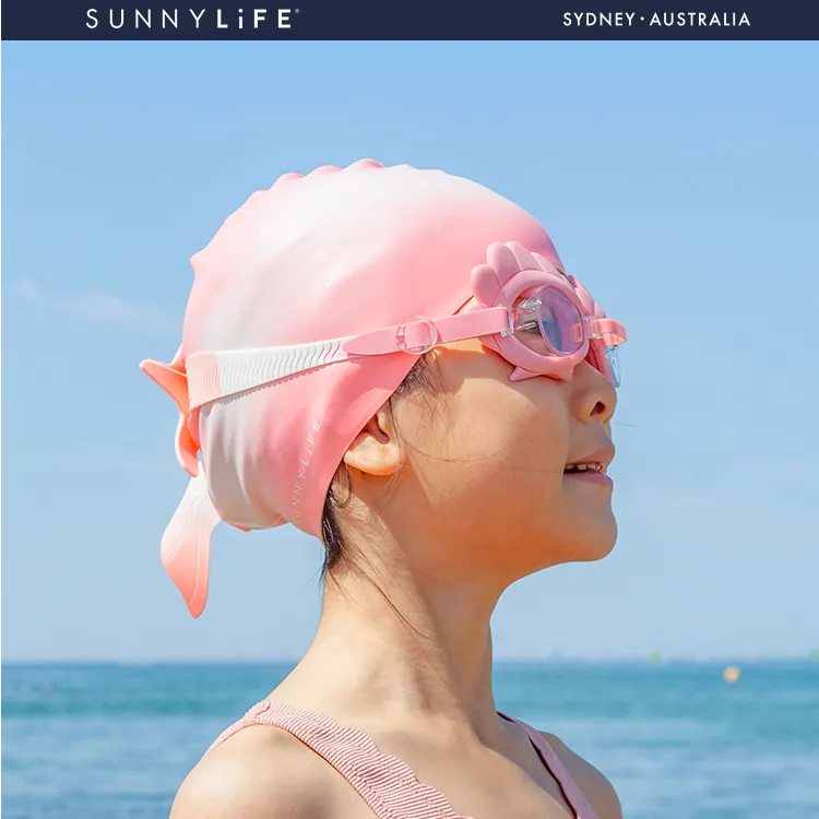 【丽姐】Sunnylife儿童泳镜泳帽女男孩高清防水防雾硅胶不勒头