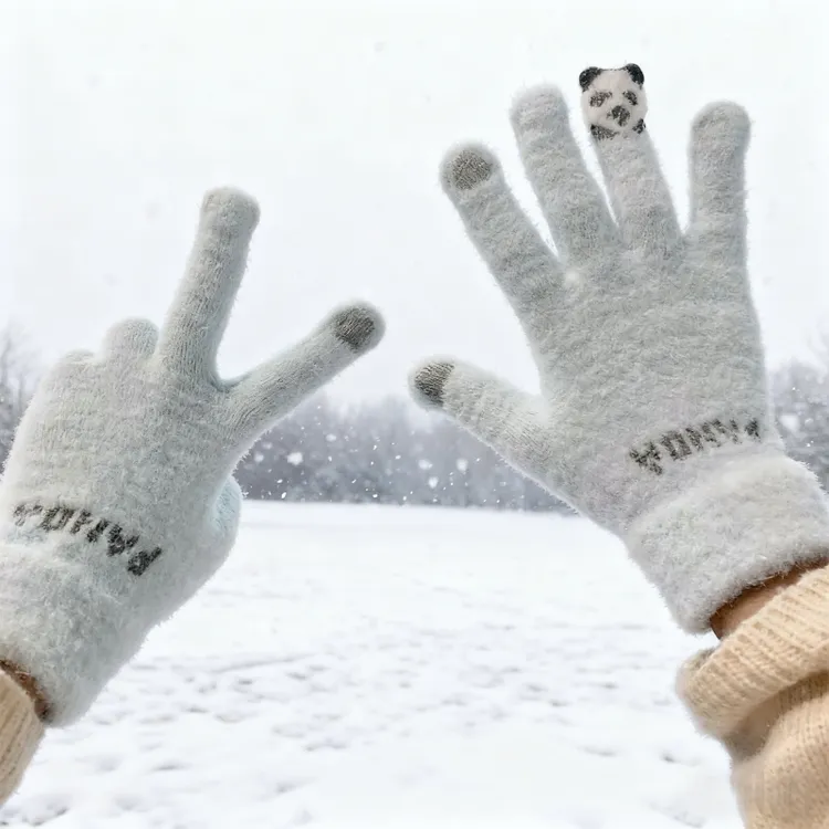 手套女冬季冬天可爱女生加绒加厚学生可触屏女士骑车防寒保暖骑行