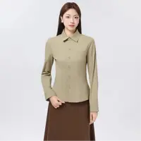 AMASS/阿玛施舒适百搭衬衣时尚极简风休闲衬衫外套女530022   