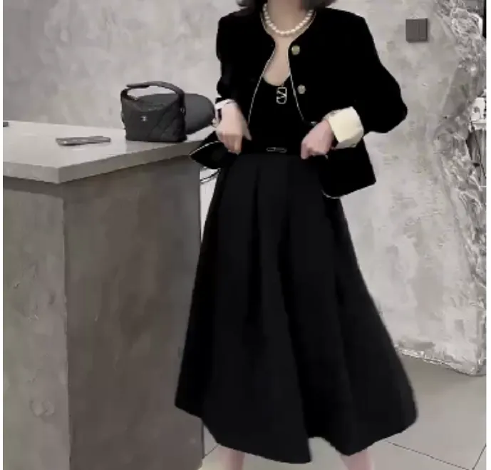 2025春季新款时尚女装网红潮流气质靓丽漂亮外套宽松半身裙xii