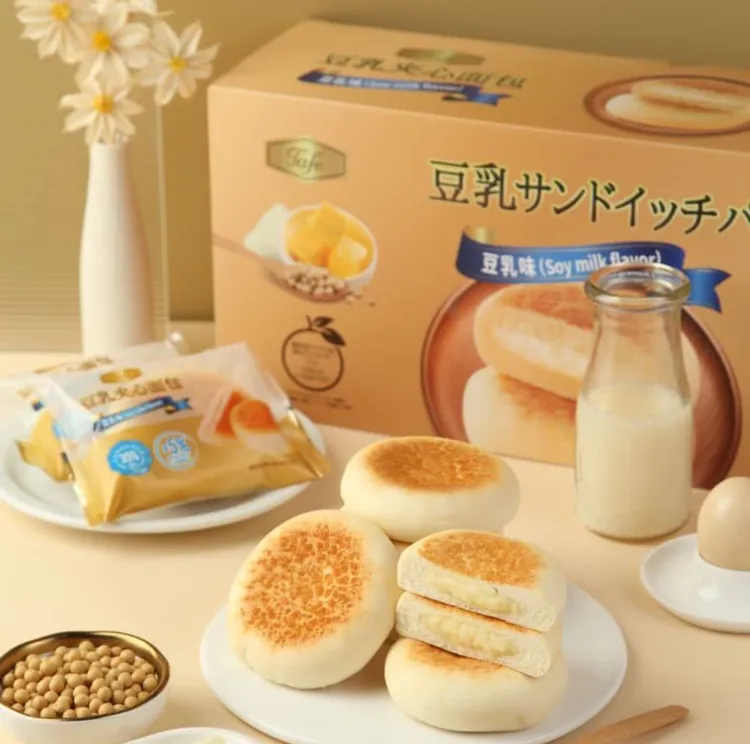 Member's Mark豆乳夹心面包烘焙零食传统西式糕点下午茶必备