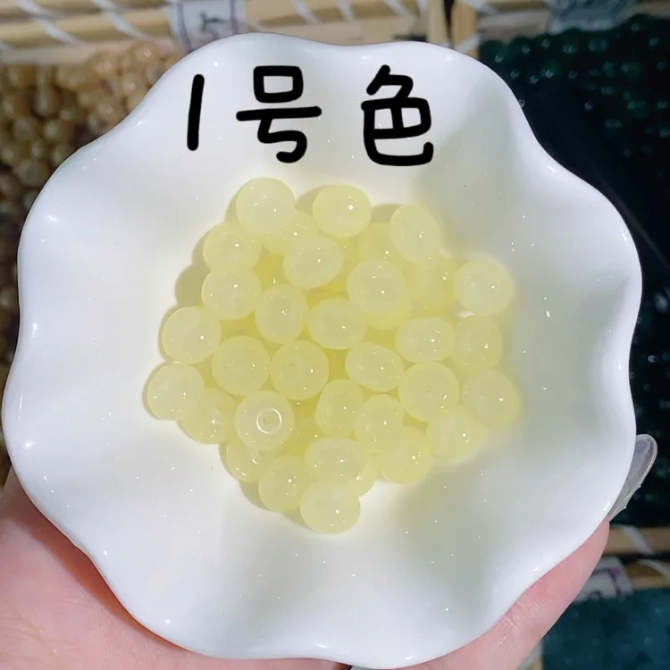  Diy燚垚直播专属链接【10mm算盘琉璃珠】轻奢新中式算盘手链手串