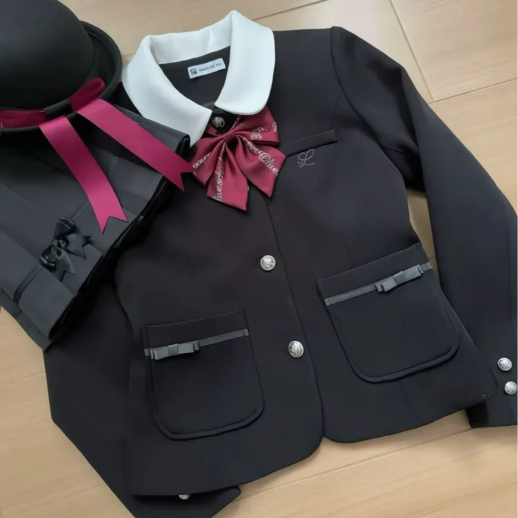 【赫兰私立】收腰西服套装加厚高质量秋冬季猫禾鱼JK新款学院风显瘦