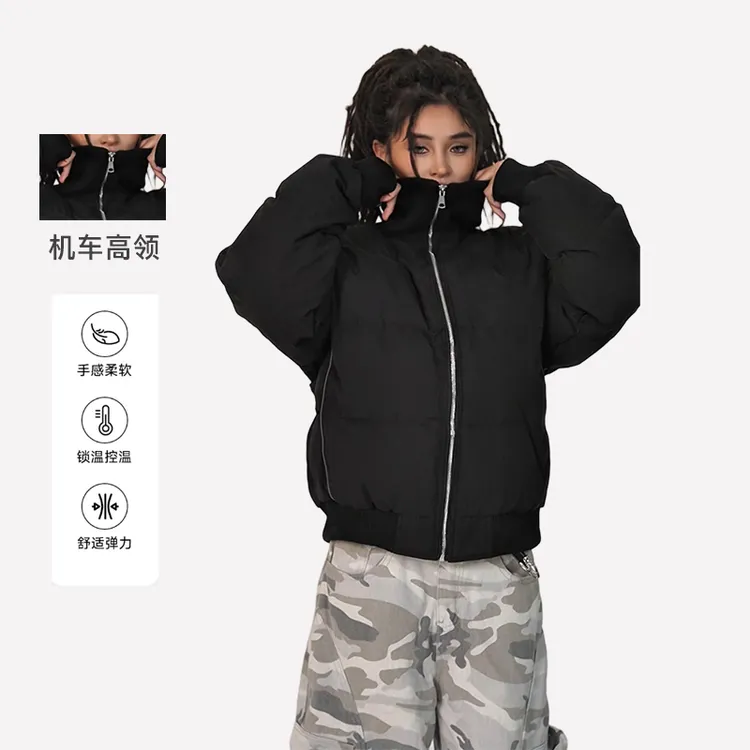 【蒙面超人】加厚棉服2025新款短款翻领上衣外套情侣立领保暖