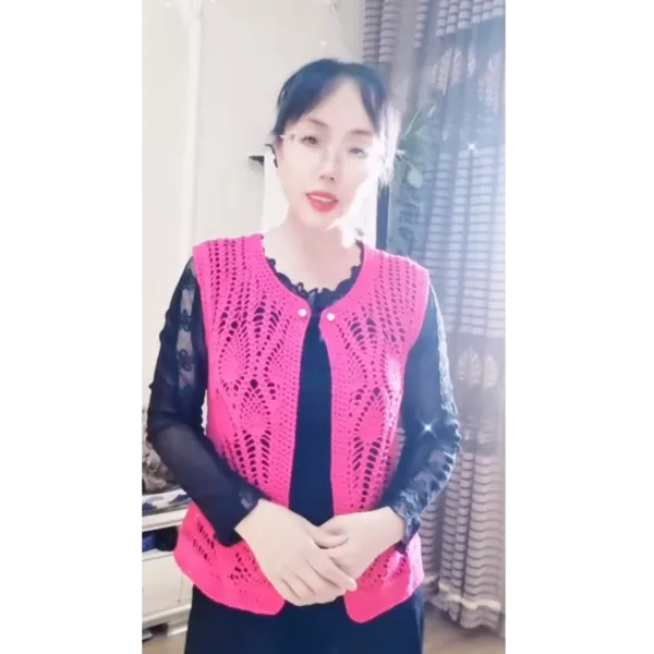 彩虹菠萝衣-钩织教程
