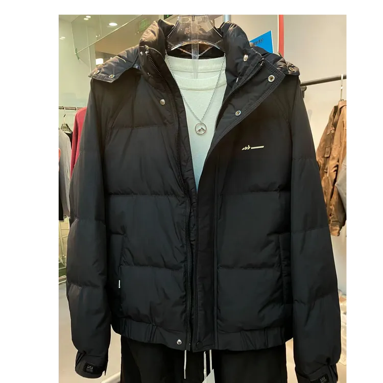 【送毛衣打底】短款羽绒服男女同款白鸭绒