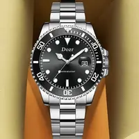 【专柜正品】--DOZR鬼王黑--全新夜光防水男款商务手表-7