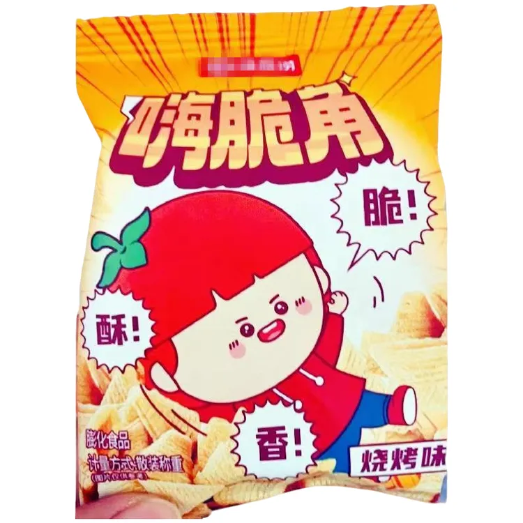 锅巴米立方虎牙嗨脆角烧烤味海底捞同款零食休闲小吃爆款
